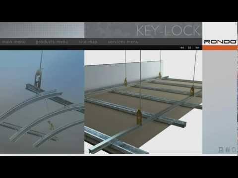 KEY-LOCK Concealed Suspended Ceiling System
